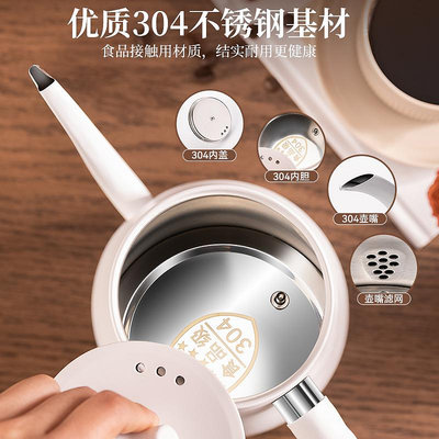捷安璽手沖壺控溫燒水壺細嘴電熱水壺精致專用咖啡套裝手沖咖啡壺