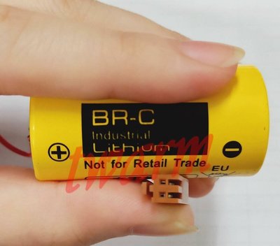 《德源科技》r)型號：BR-C (帶插頭) / 發那科專用鋰電池