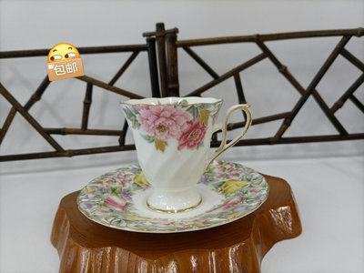 日本回流豪雅HOYA鎏金骨瓷咖啡杯碟套組歐式茶杯