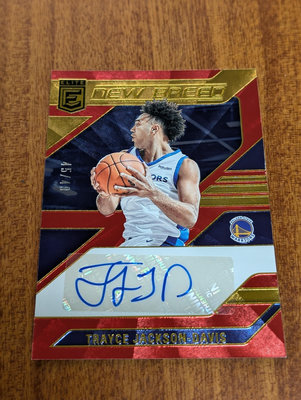 2023-24 Donruss Elite Rookie New Breed Auto Red Trayce Jackson-Davis 限量49張