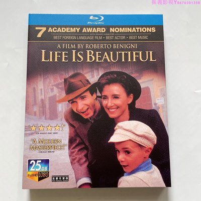 劇情戰爭電影 美麗人生（1997）藍光碟BD高清收藏版盒裝…振義影視