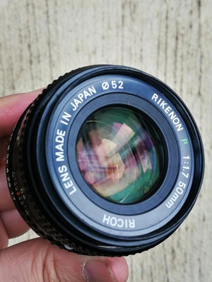 日本理光 RICOH  50mm/1.7  綠P 定焦鏡頭
