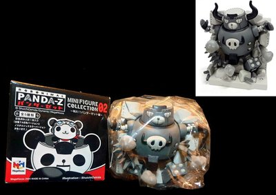 1FTG ： 灰白色 摩吉 巨大猛牛 骷髏帝國 熊貓鐵金剛 PANDA-Z MINI FIGURE 小場景 第二彈