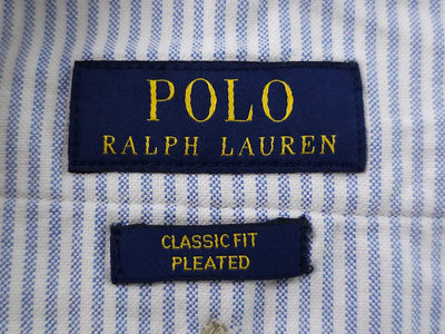 Polo Ralph Lauren 淺卡其色 棉質 休閒長褲 (W36) (一元起標 無底價)