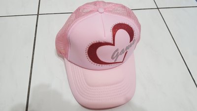 愛心造型粉紅色網帽/排汗帽/棉帽