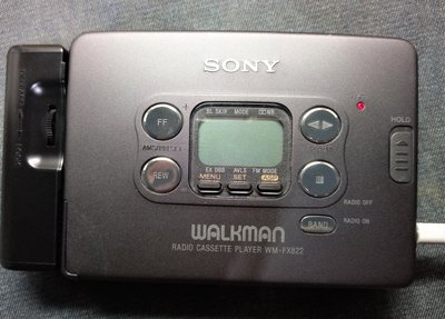 KV卡站 SONY Walkman索尼 FX822 磁帶卡帶式隨身聽 日本製造 MADE IN JAPAN