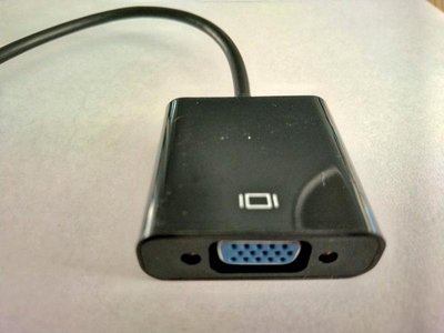 HDMI轉VGA  HDMI轉D-Sub轉接器 電腦螢幕 支援1080p 電腦 電視盒 (不含音源插孔/不含音源線))
