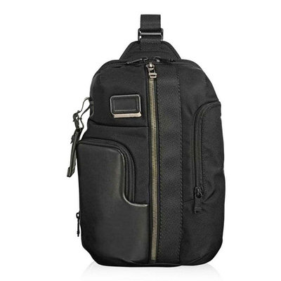【MOMO全球購】TUMI 途米232393胸包腰包休閑時尚單肩包斜挎包旅游包iPad小包