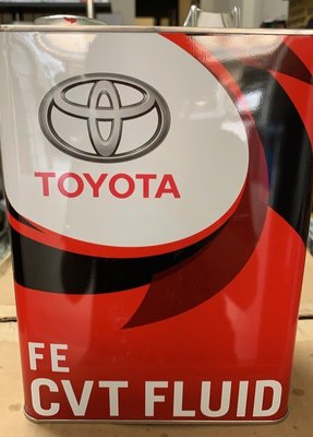 【豐田 TOYOTA】ATF CVT FE、無段變速箱機油、豐田機油、4L/罐【日本進口】單買區/新包裝