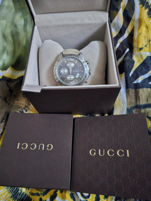 GUCCI古馳機械自動男錶 計時手錶 一元起標  競標商品 國際精品 自動上鍊 瑞士經典 名牌經典 時尚百搭 高品質
