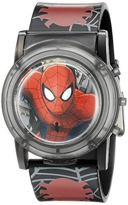 預購 美國 Marvel 蜘蛛人 熱賣款 日本石英機芯 兒童 男童 手錶 電子學習錶 閃亮手錶 生日禮 新年禮