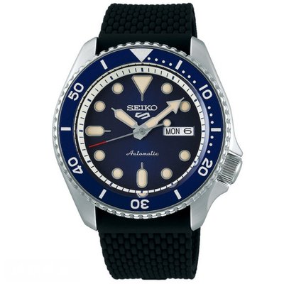 SEIKO 精工 5 Sports系列 Lineup 潮流藍 機械腕錶(SRPD71K2/4R36-07G0L)