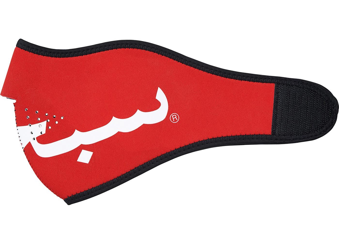 Supreme Arabic Logo Neoprene Face Mask 紅色& 白色口罩wtaps tnf