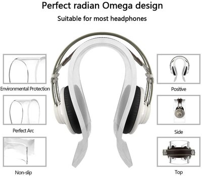100％原廠海綿套 耳罩 耳機配件Geek新ria大歐米茄耳機新支架/耳機架適用于ATH-W5000 AKG K701 Q701
