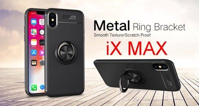 【指環扣手機殼】超薄隱形支架磁吸車載立式軍規TPU iphone 11 pro XS XR MAX iX i11 i10