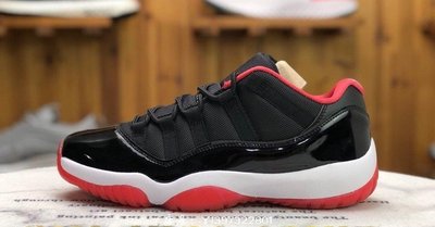 Air Jordan 11 Retro Low Bred 黑紅 漆皮 低筒 籃球鞋 528895-012 男鞋