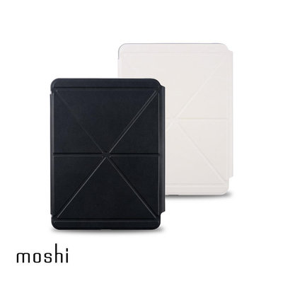 Moshi VersaCover for iPad Air 10.9吋 多角度前後保護套 5~4th (黑米－嚴選數碼