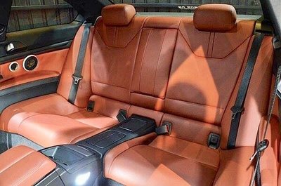 BMW E92 M3 原廠磚紅色後座座椅