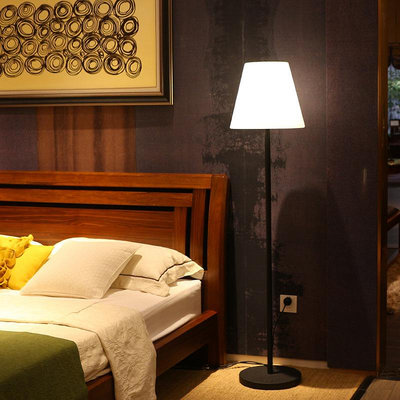 沙發旁落地燈日式網紅ins風客廳臥室床頭簡約LED裝飾燈創意氛圍燈