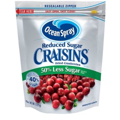 Craisins 蔓越莓乾減糖配方 1221公克