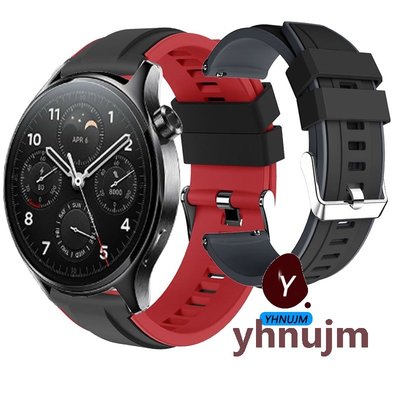 小米手錶 S2 46mm 42mm 矽膠錶帶 小米手錶 S1 Pro 智能手錶錶帶 小米手錶S1 Active 運動手鍊