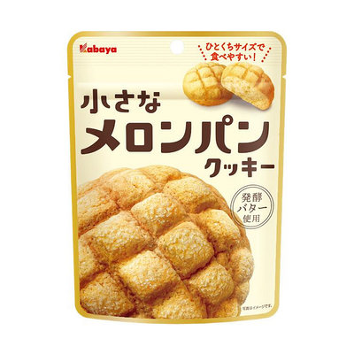 +東瀛go+Kabaya 卡巴 哈密瓜菠蘿麵包造型餅乾 41g 造型餅乾 波羅麵包餅乾 點心 日本必買 日本原裝