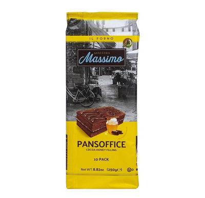 Maestro Massimo Pansoffice cocoa honey 巧克力蜂蜜蛋糕 250g/1包