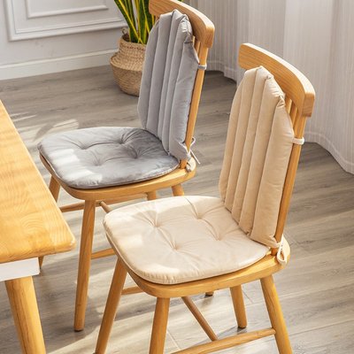 坐墊椅子家用椅墊靠墊夏季屁墊椅子墊子凳子餐椅墊靠背墊子一體