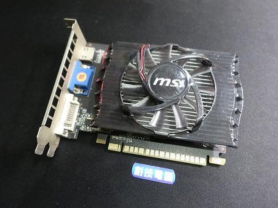 [創技電腦] 微星 顯示卡 PCI-E 4GB 型號:N630GT 二手良品 實品拍攝 D00740