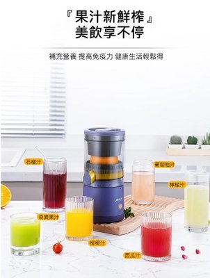 特價 MIGECON 電動鮮果榨汁機 100%純果汁 自製果汁 原汁慢磨機 隨行果汁機 (USB充電) 全自動榨汁