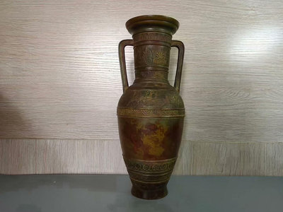 日本銅花瓶923