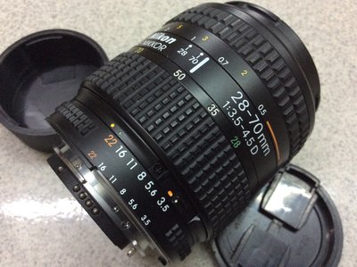 [保固一年］[ 明豐相機 ］Nikon AF NIKKOR 28-70mm f3.5-4.5D 廣角鏡頭 全幅 星芒鏡