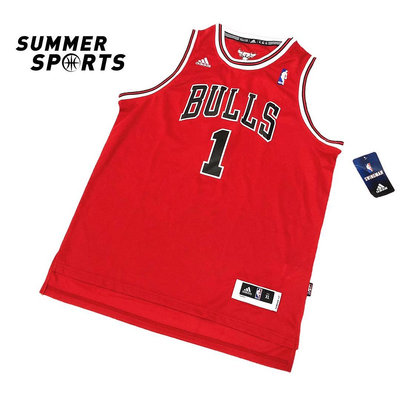 芝加哥公牛紅色白色黑色D-ROSE羅斯刺繡青年版SW籃球服球衣隊服~master衣櫃