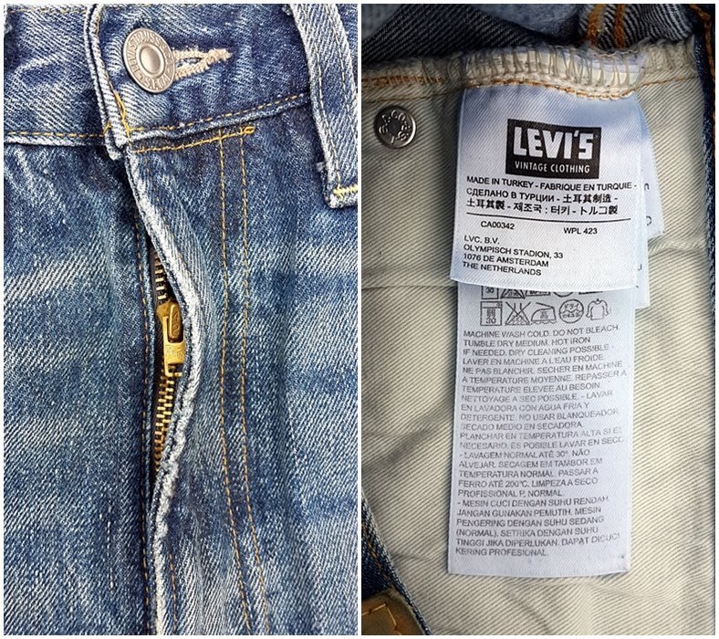 西方不敗全新美國版Levi's LVC 501XX 501ZXX 1954年