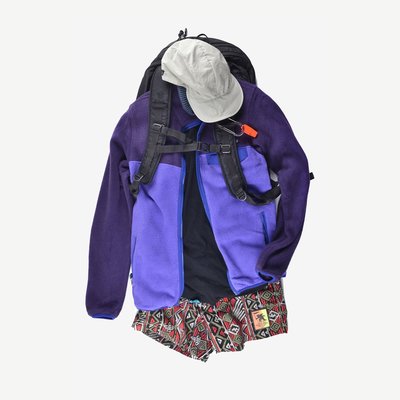 Patagonia Fleece Snap-T SYNCHILLA Jacket 刷毛 紫藍 S 口袋外套 輕量 登山