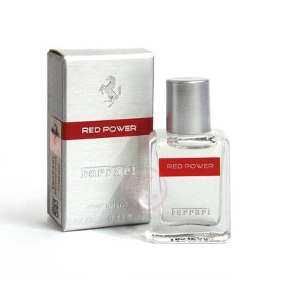 便宜生活館【香水】Ferrari 法拉利 Red Power 熱力 男性淡香水4ml 小香 全新公司貨 (可超取)