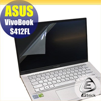 【Ezstick】ASUS S412 S412FL 靜電式筆電LCD液晶螢幕貼 (可選鏡面或霧面)