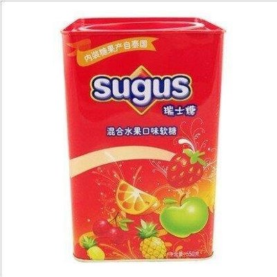 【瑤瑤小鋪】sugus瑞士糖413g混合水果口味軟糖婚慶年貨糖果零食袋裝-ls