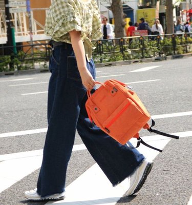 日本銷售冠軍anello刺繡後背包書包媽媽包帆布包 ( 新色款-小款 ) /HU93