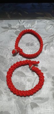 手工編平安手環 鍛造繩編織手環 長19cm  平安編織手繩 結緣價