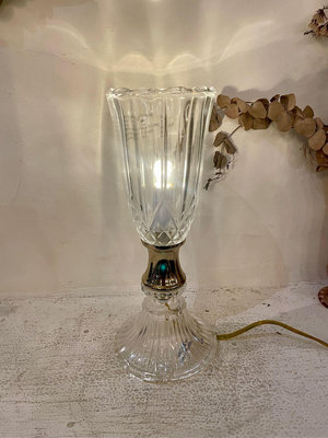 Vintage歐式古典聖杯造型水晶桌燈 檯燈 夜燈 玄關燈 電影道具陳列佈置