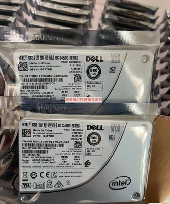 DELL R420 R510 R430 T140 T710固態伺服器硬碟960G SSD SATA 6GB