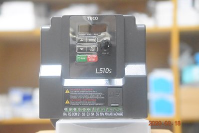 TECO 東元 變頻器 L510-203-SH3-NP  三相220V 3HP 舊型號L510-203-H3-N.