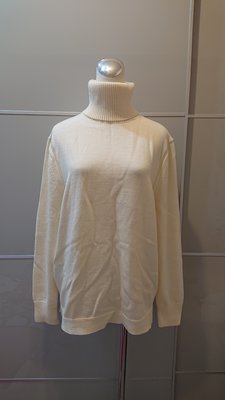 UNIQLO 米色高領羊毛衣(A10)