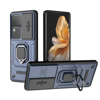 手機殼 手機套 適用于vivo S18戰斗熊推窗手機殼vivo V30車載磁吸防摔保護套