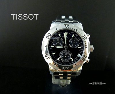 【摩利精品】TISSOT天梭PRS200計時藍面錶*真品* 低價特賣