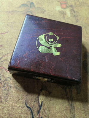 【金銀幣空盒】1994年1/2盎司熊貓銀幣原盒 空盒 外盒