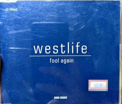 西城男孩 Westlife - Fool again (宣傳單曲CD)