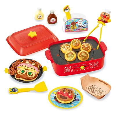 日本代購  麵包超人 章魚燒 鐵板燒  鬆餅 辦家家酒 玩具組  聲光音效  預購