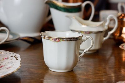 【Sunshine Antiques】E Hughes & Co 英國 骨瓷 下午茶 杯組 茶杯 咖啡杯